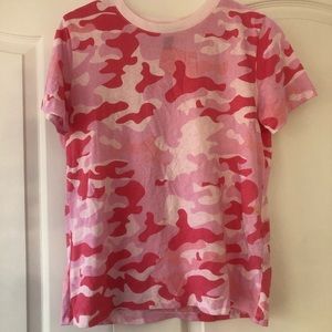 Forever 21 Pink Camo T-Shirt